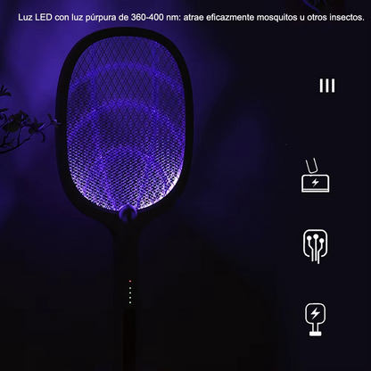 Raquette Anti-Moustique Rechargeable