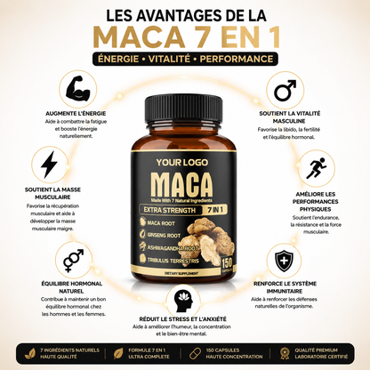 MACA 7 en 1 (150 capsules)