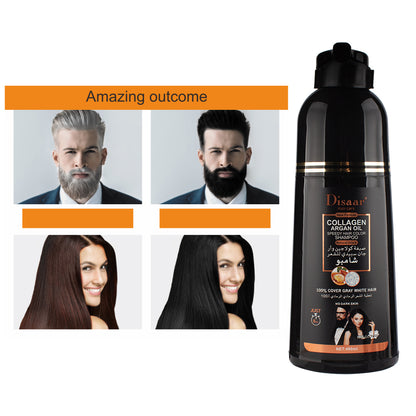 Shampooing Disaar Argan 3-en-1 – Anti-cheveux blancs express