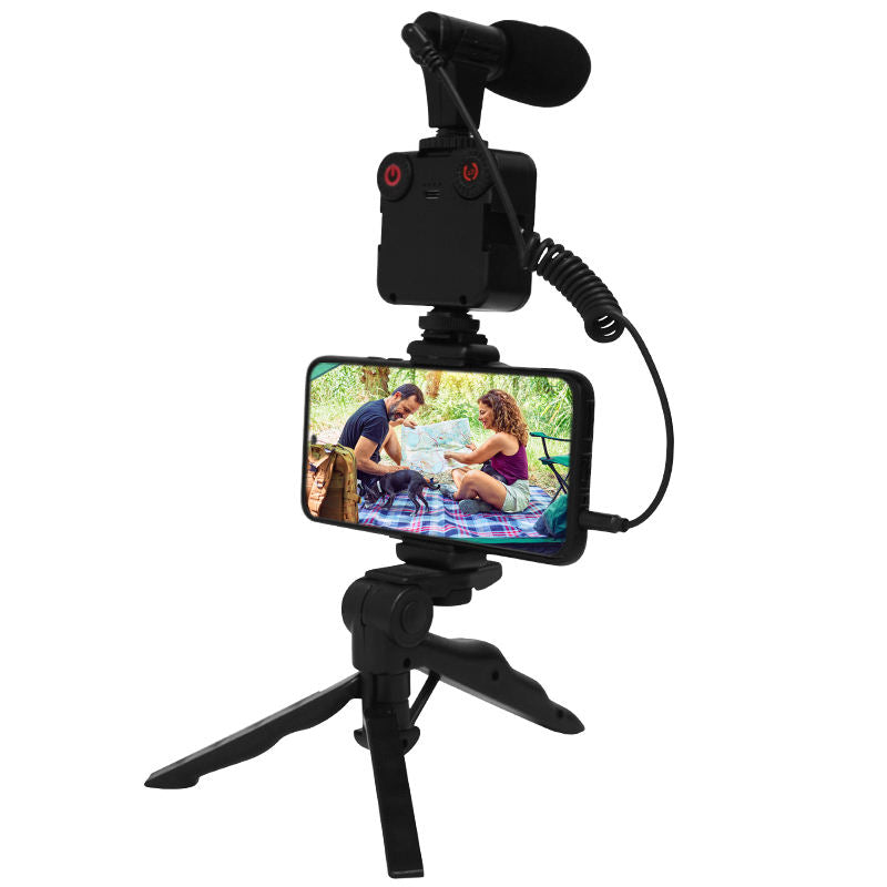 Kit de vlogging avec microphone